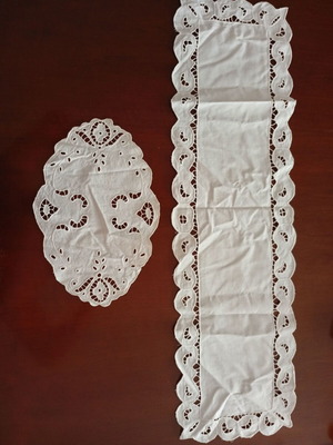 Two Cutwork Doilies like new