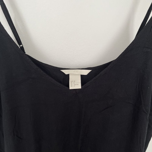 H&M black romper like new, size M