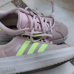 Adidas casual pink suede women's shoes size 38