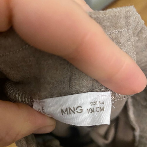 Mango girls' pants like new size 104 cm for ages 3-4
