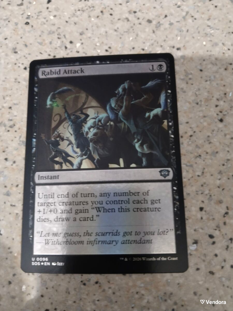 Magic the Gathering Rabid Attack foil new -  0,70 - Vendora.cy