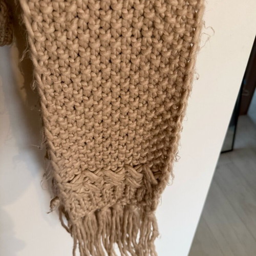 Zara knitted hat and long scarf set used