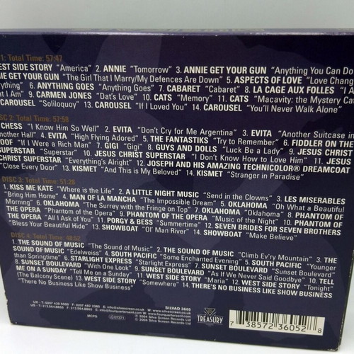 Musicals The Gold Collection 4CDs like new in box set