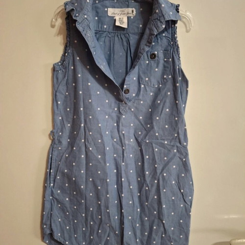 L.O.G.G. by H&M sleeveless shirt dress for 6-7 years, like new, denim look