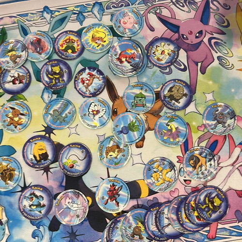 Pokemon Tazo League with Stickers new