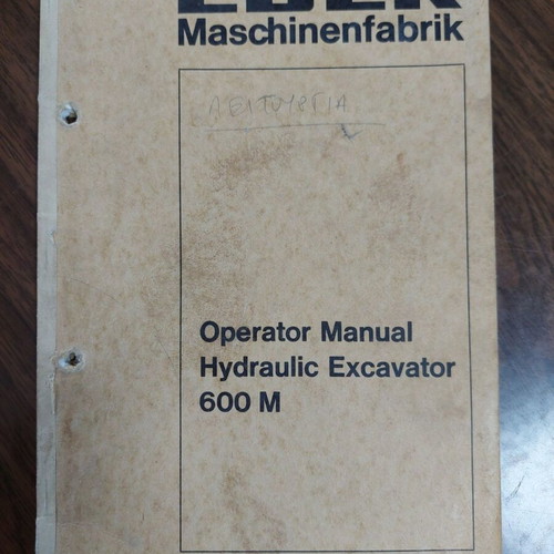 EDER 600M (1978) manual like new