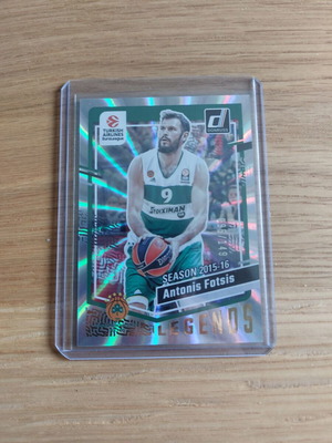 Panini Donruss Euroleague 2023-2024 Antonis Fotsis Holo Laser card like new