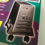 Dac MP-63 CPU Tower Stand new with adjustable width and casters