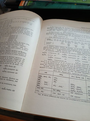 Inorganic Chemistry Elements textbook used for 3rd Lyceum