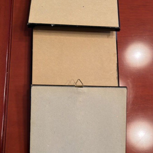 Wooden frames with silver 925 like new, size 13x13