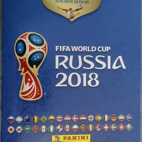 Panini FIFA World Cup Russia 2018 album new with 6 initial stickers