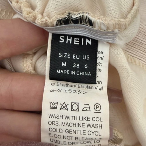 Shein floral dress with side ruching