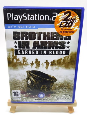 Brothers In Arms: Earned In Blood Playstation 2 PS2 μεταχειρισμένο, πλήρες και λειτουργικό