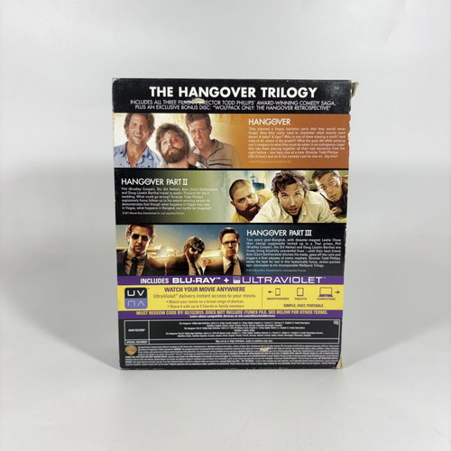 The Hangover Trilogy Blu-ray like new with English subtitles