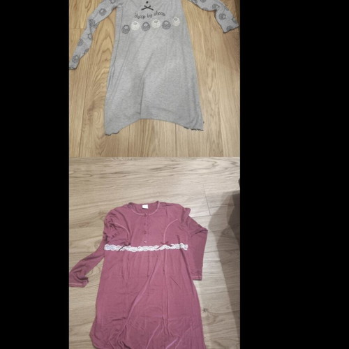 Relax Anatomic women's nightgowns like new, size L, grey and pomegranate pink