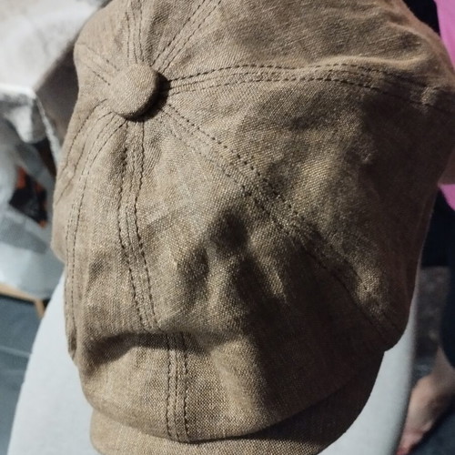Stetson Summer Linen Cap like new, size L, beige