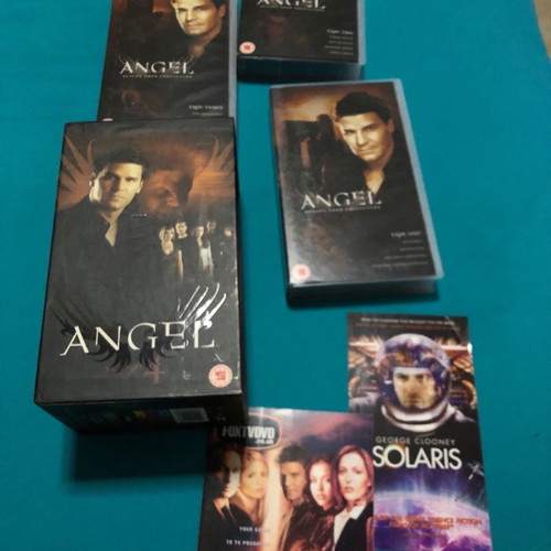 Angel Season 4 VHS tapes 1-3 used from Buffy the Vampire Slayer