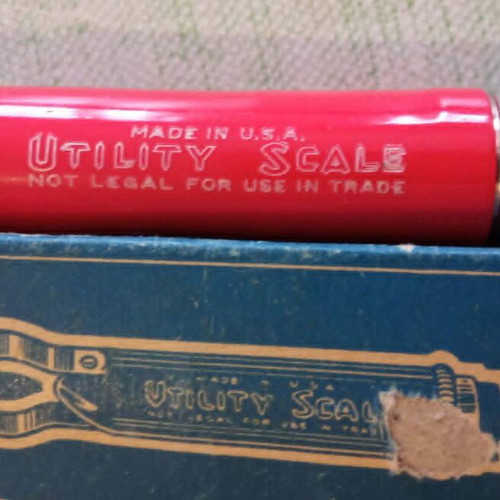 Ocean City No. 750 Fishing Scale like new with original box