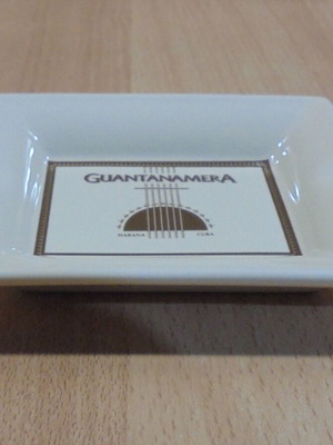 Guantanamera cigar small promotional ceramic ashtray like new