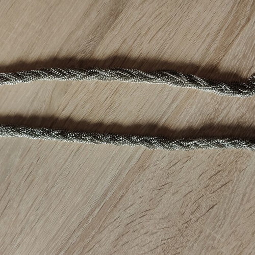 Long necklace used, length ~50 cm, clasp worn