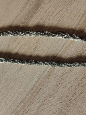 Long necklace used, length ~50 cm, clasp worn