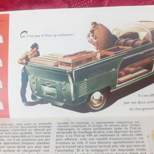 Volkswagen promotional brochure 1953 like new