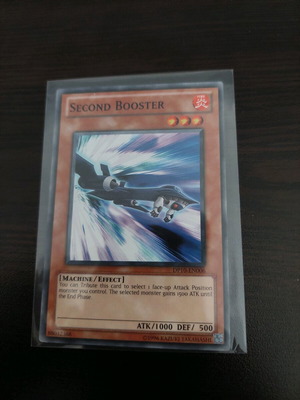 Yu-Gi-Oh Second booster κάρτα σε πάρα πολύ καλή κατάσταση