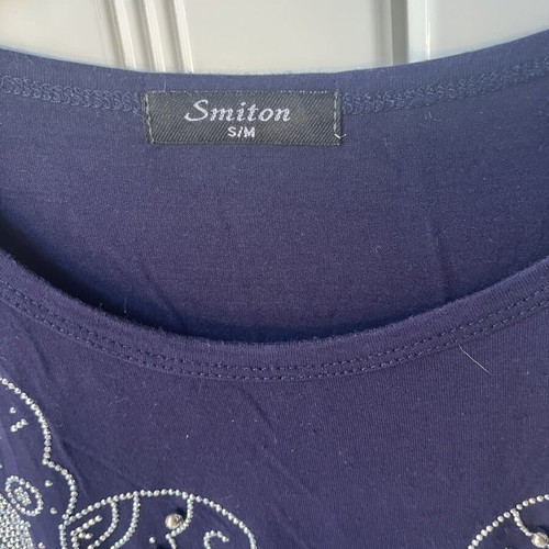 Smiton women's t-shirts with butterfly design like new, sizes S and M