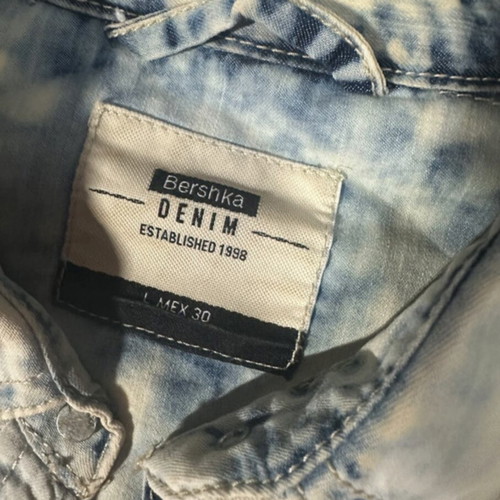 Denim shirt Bershka used, size L