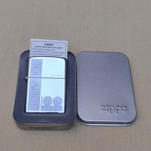 Zippo Hollywood 100 Years Limited Edition lighter like new