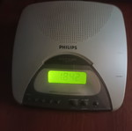 Philips ρολόι ραδιόφωνο ξυπνητήρι με ρεύμα και κεραία σαν καινούργιο