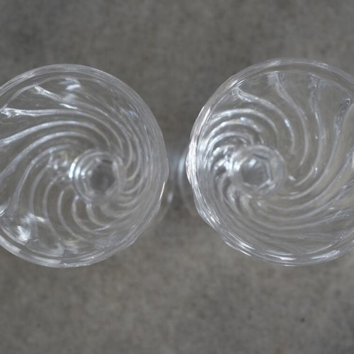 Baccara vintage crystal wine glasses like new, set of 2