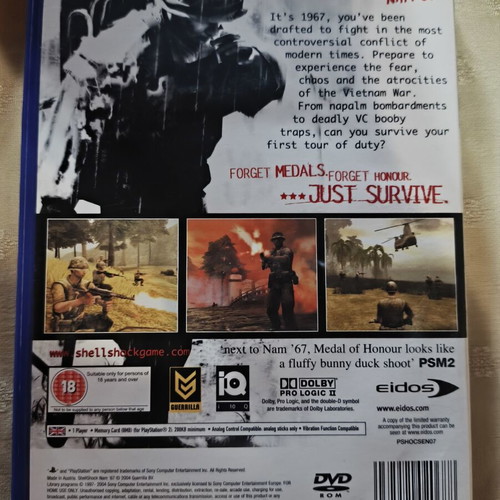 Shellshock Nam '67 PS2 game