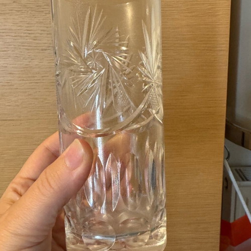 Vintage crystal glass set like new, 5 types x 6 pieces