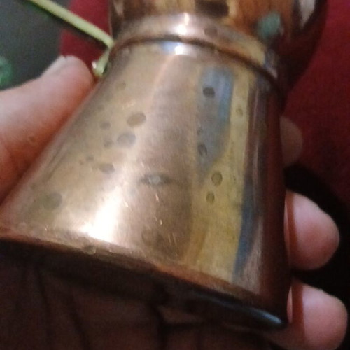Brazita Copper Briki No 4 used, handmade, vintage collectible