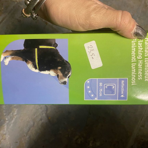 Dog chest collar with reflection, harness new