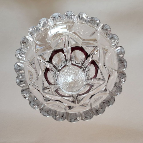 Crystal vase like new, 20cm height, 1980s vintage