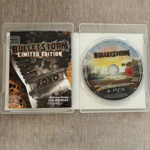 Bulletstorm Limited Edition PlayStation 3 game, complete