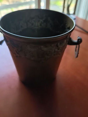 Vintage Copper Vessel with Relief Details like new