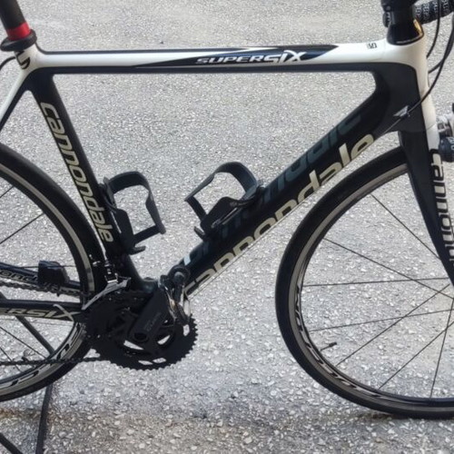 Cannondale Supersix Road Bike used, carbon frame, SRAM 10-speed, size 54