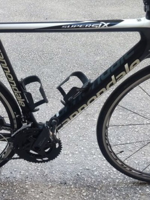 Cannondale Supersix Road Bike used, carbon frame, SRAM 10-speed, size 54
