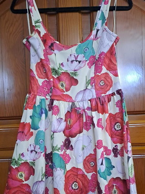 Zara Trafaluc floral mini dress, size M
