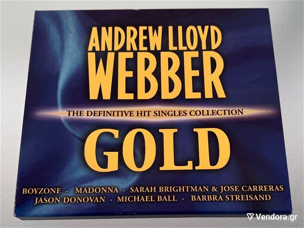  Andrew Lloyd Webber gold- The definitive hit singles collection cd