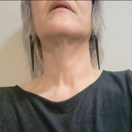 Leather earrings with 925 silver hooks, new, minimalist design