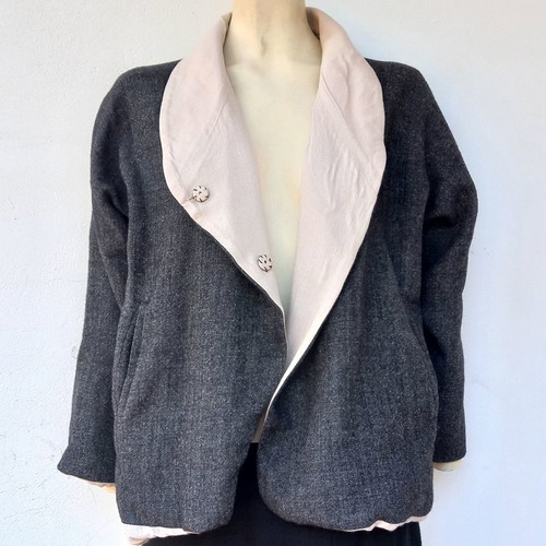 Double-sided wool jacket like new, size M