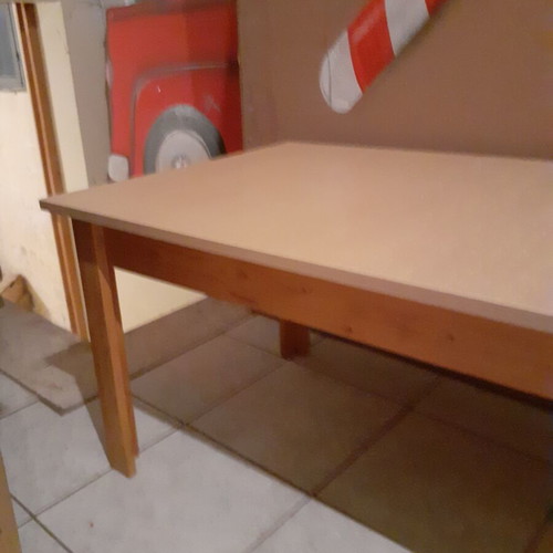 Children's laboratory table pine wood with laminated surface