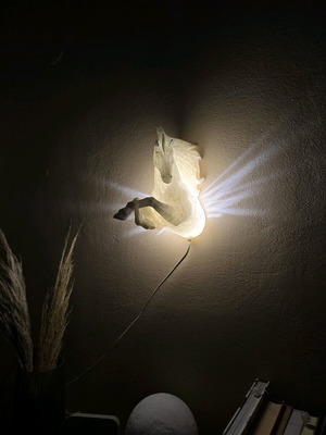 3d printed Pegasus Lamp