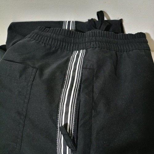 Flagship men's tracksuit pants with shorts, size 52-54, like new, black