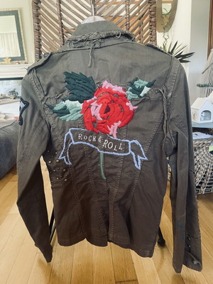Corleone Original Wine Jeans jacket like new, vintage rock & roll style