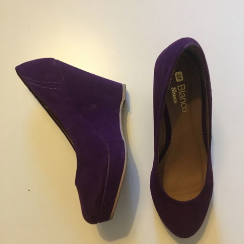 Purple pumps like new, size 37